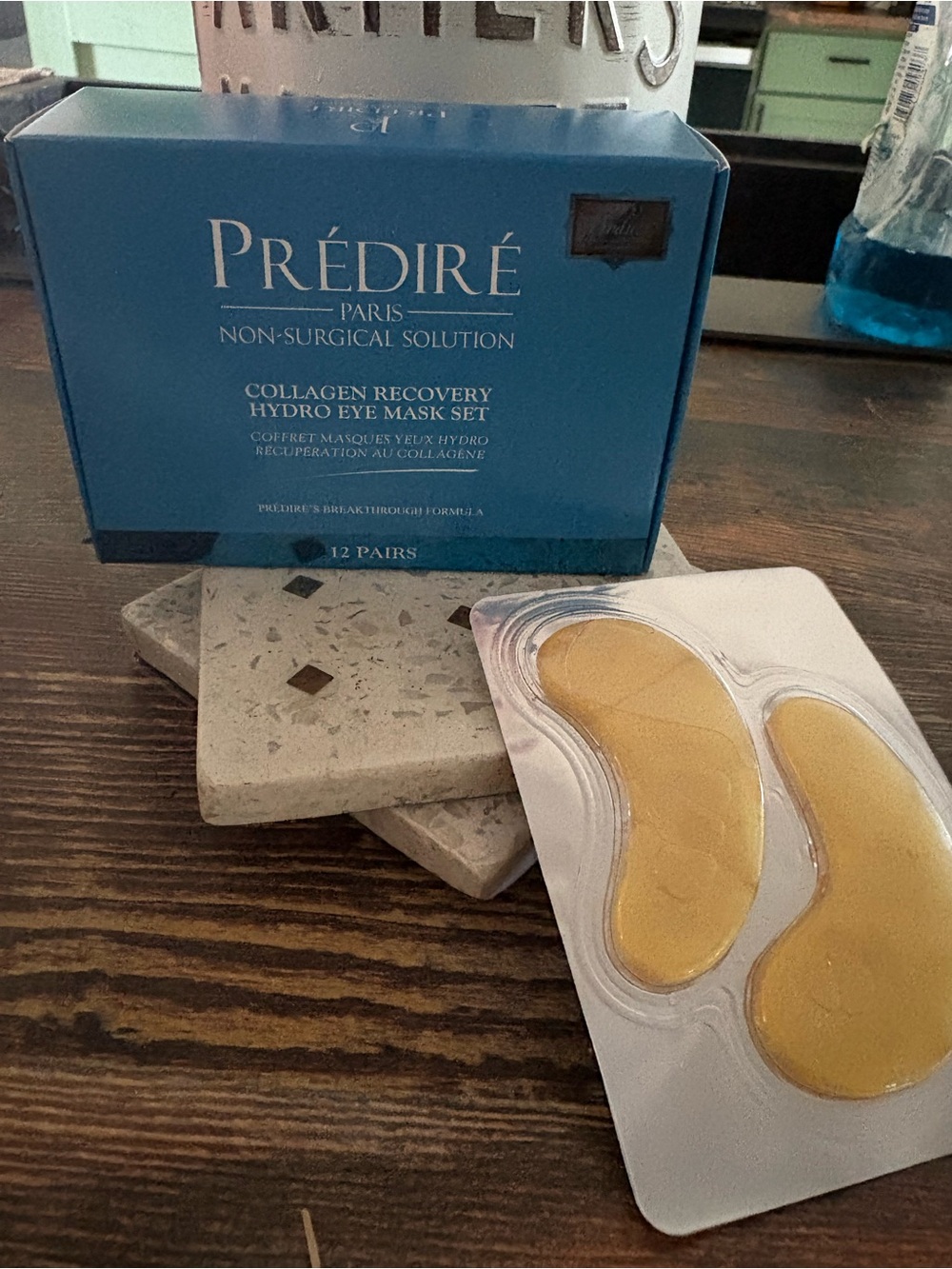 Prédiré Collagen Recovery Hydro Eye Mask Set - Gold Hydrogel Eyes Patches
